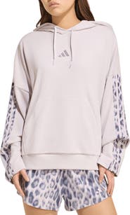 adidas Printed 3-Stripe Hoodie