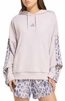 adidas Printed 3-Stripe Hoodie