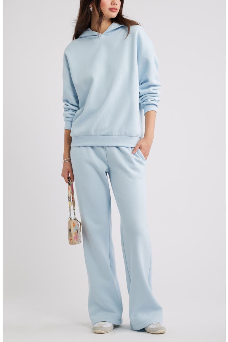 Baggy Flare Leg Sweatpants, Alternate, color, BLUE SKYRIDE