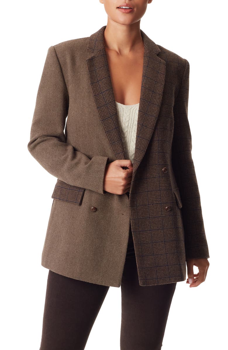 Sam Edelman Braelynn Relaxed Double Breasted Blazer, Main, color, 