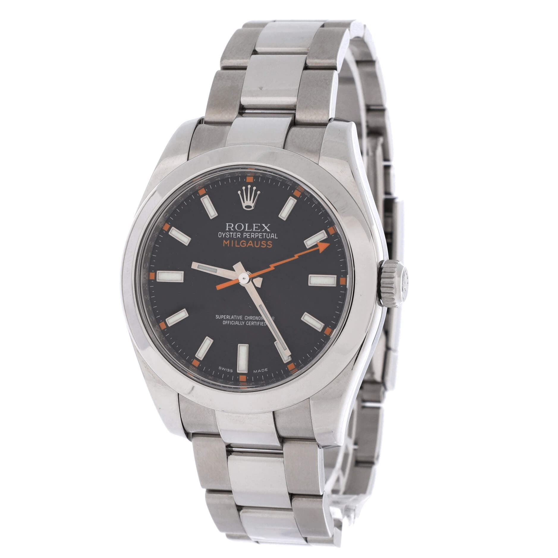 Oyster Perpetual Milgauss Automatic Watch Stainless Steel 40, Alternate, color, Metallic Silver