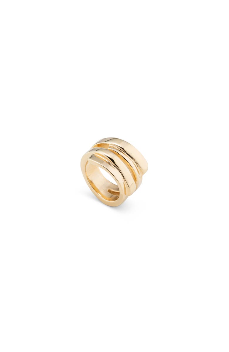 UNODE50 Multiband Ring, Alternate, color, Gold