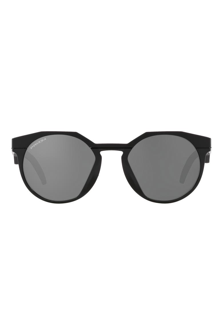 HSTN 52mm Prizm™ Round Sunglasses, Main, color, MATTE BLACK