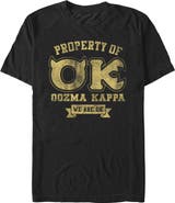 Monsters Inc Men's Monsters Inc Distressed Property of Oozma Kappa  Graphic T-Shirt