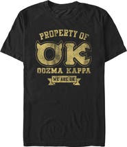 Monsters Inc Men's Monsters Inc Distressed Property of Oozma Kappa  Graphic T-Shirt