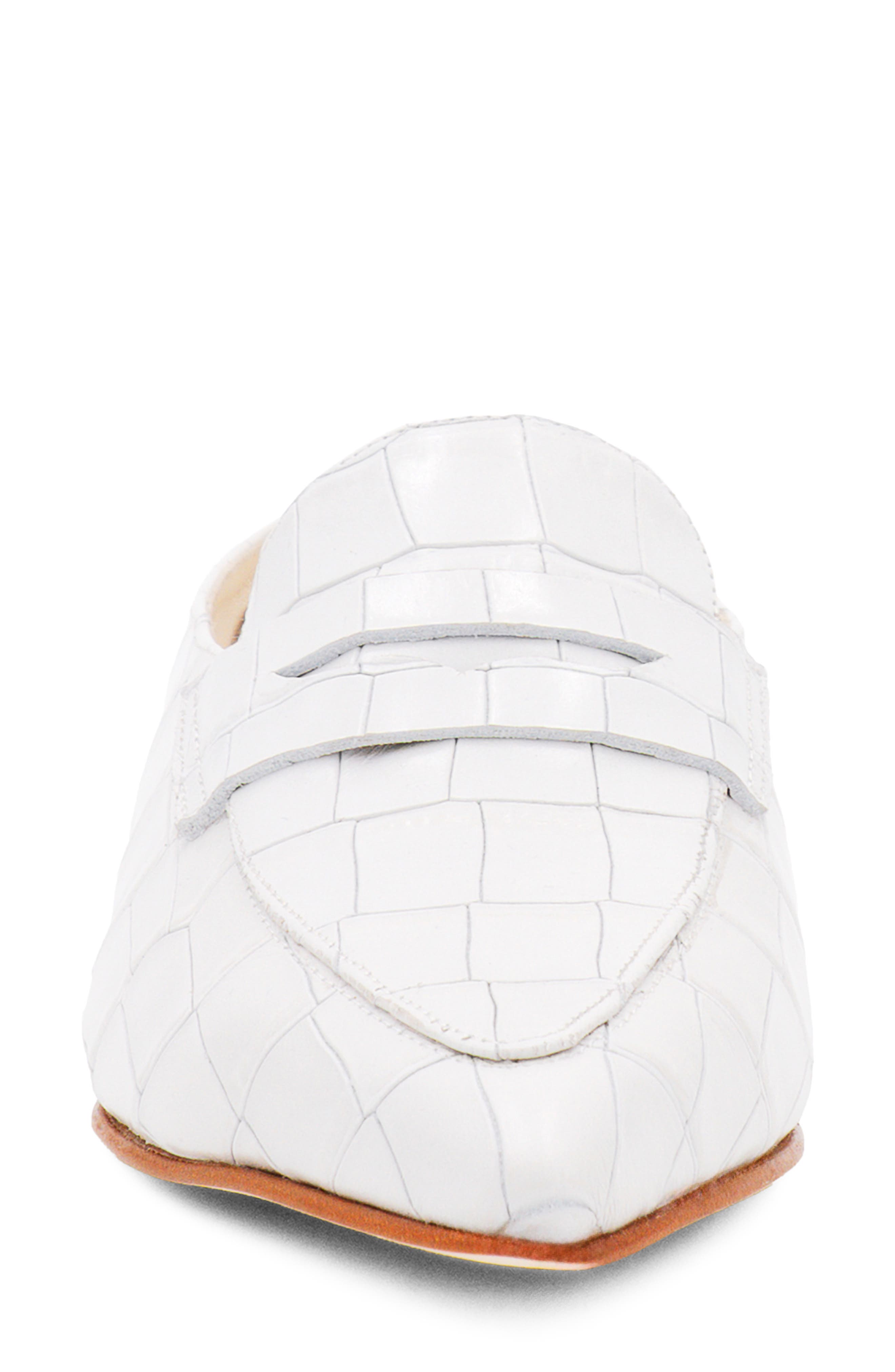 Amalfi by Rangoni Adepto Croc Embossed Mule, Alternate, color, Gesso Cocco Bengali