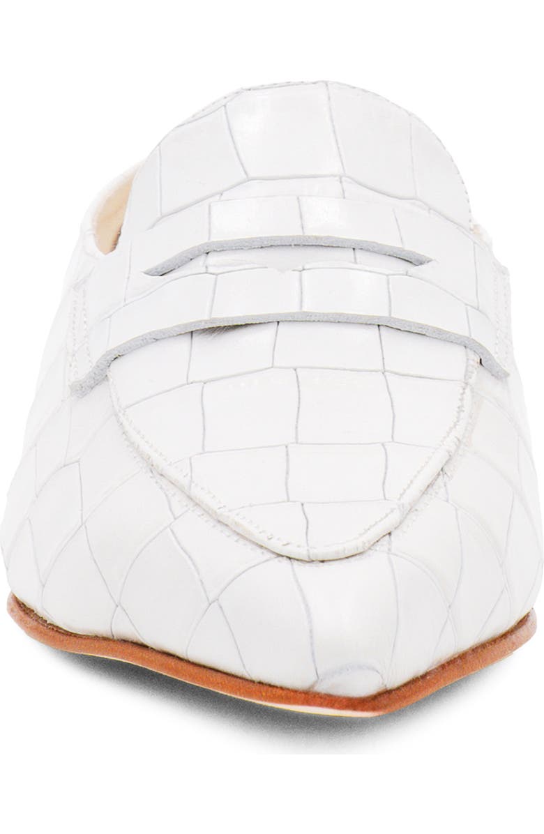 Amalfi by Rangoni Adepto Croc Embossed Mule, Alternate, color, Gesso Cocco Bengali