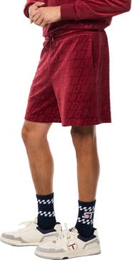 Sergio Tacchini Bandiera Debossed Velour Short