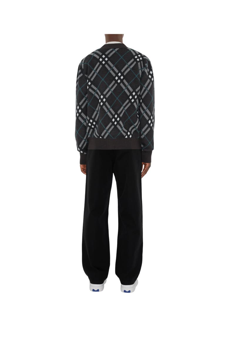 Check Wool Mohair Blend Cardigan, Alternate, color, Snug