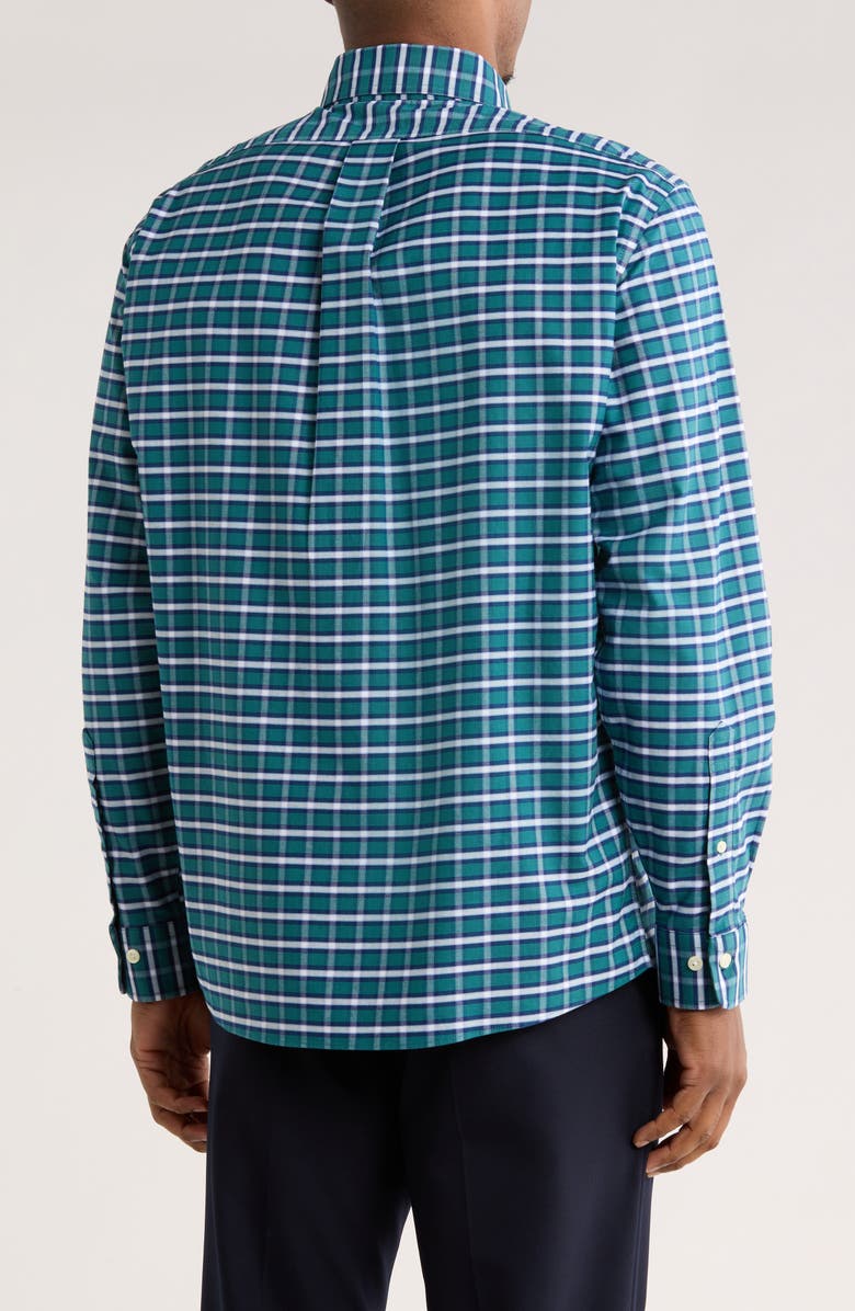 Brooks Brothers Regular Fit Plaid Non-Iron Dress Shirt, Alternate, color,