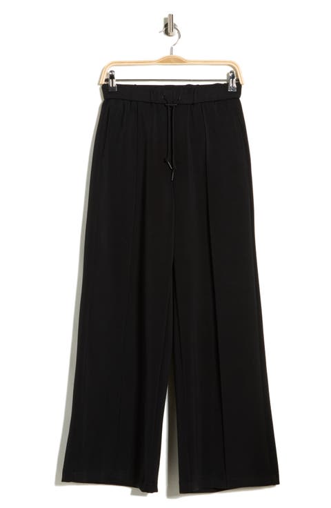 Pull-On Wide Leg Pants