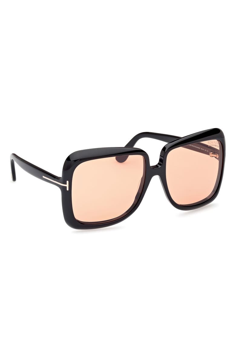 TOM FORD Lorelai 59mm Square Sunglasses, Alternate, color, 