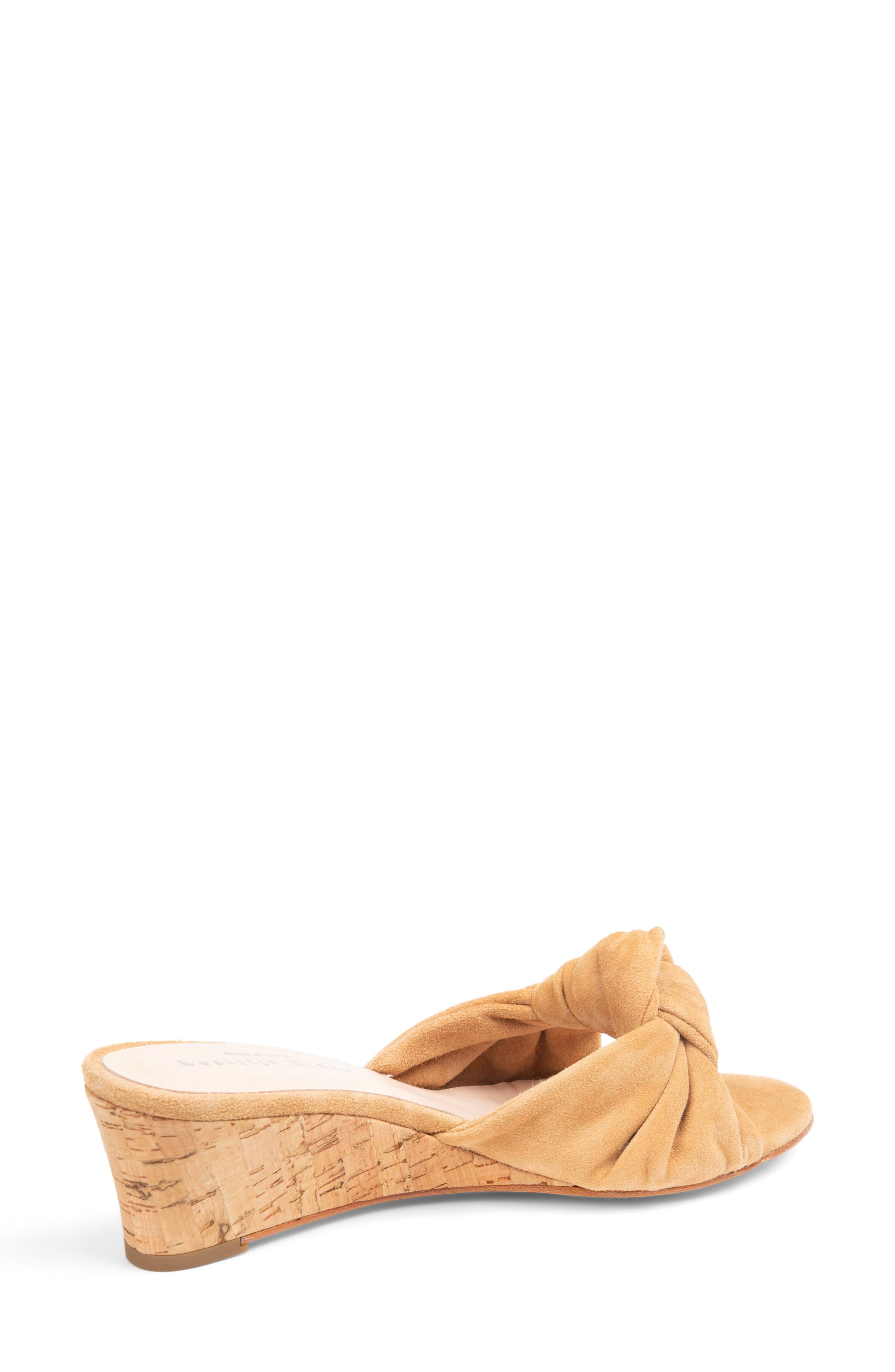 patricia green Savannah Wedge Slide Sandal, Alternate, color, Tan Suede