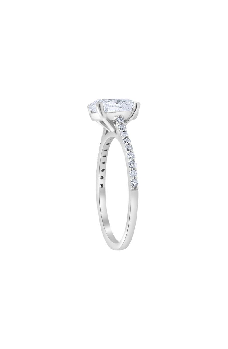 Bliss Diamond 1.20Ct Oval Diamond Engagement Ring with Side Stones 14k Gold lab Grown, Alternate, color, 