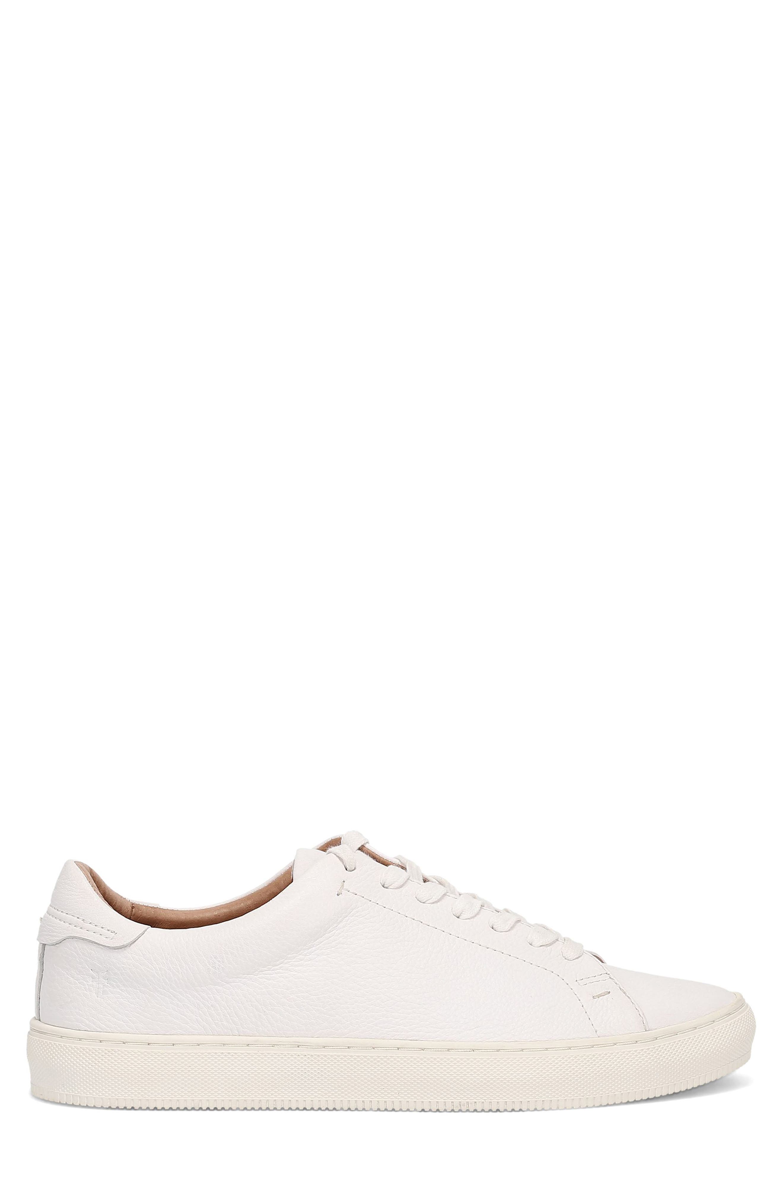 Frye Astor Low Top Sneaker, Alternate, color, White