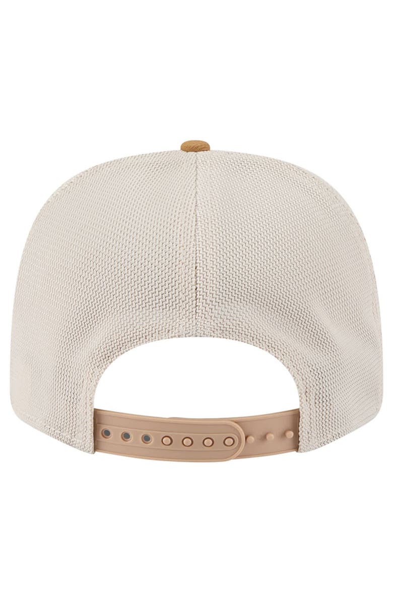 New Era Men's New Era Light Beige Philadelphia Eagles Throwback Two-Tone Trucker 9SEVENTY Adjustable Hat, Alternate, color, 