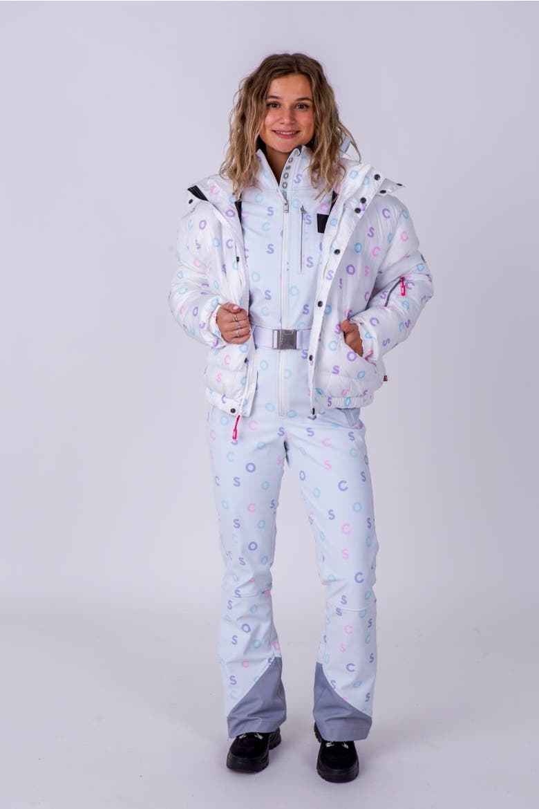 Chic Ski Suit - OOSC Print, Alternate, color, WHITE