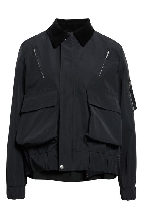 Grosgrain Bonding Blouson Jacket