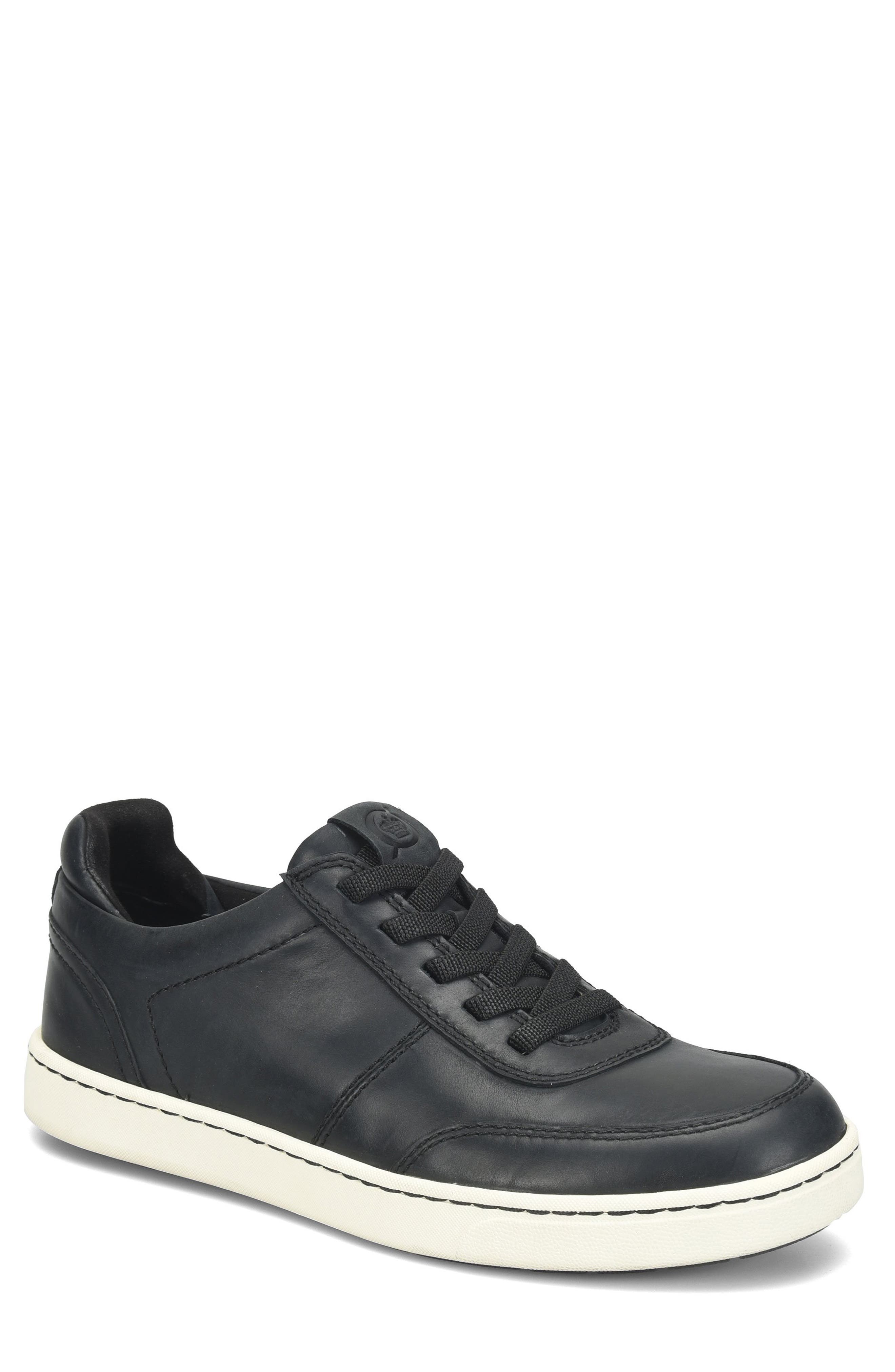 Adams Sneaker, Main, color, BLACK FULLGRAIN