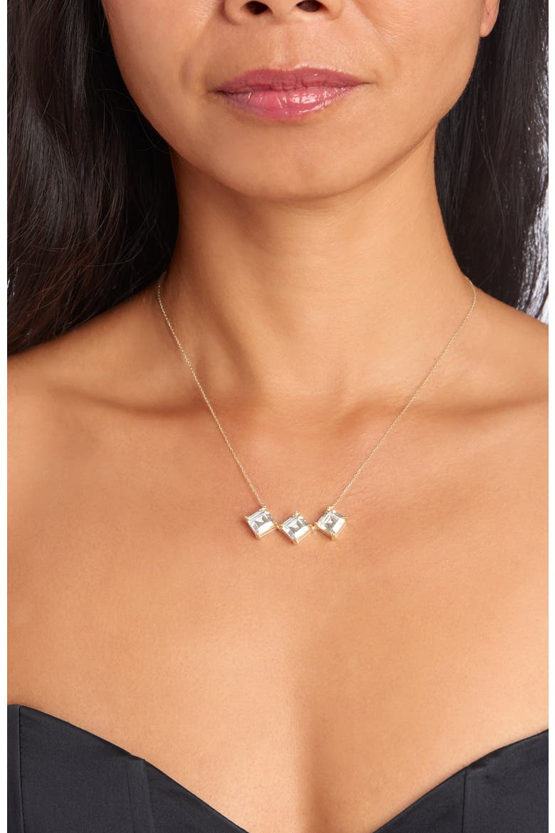 Pat Necklace, Alternate, color, White/Gold