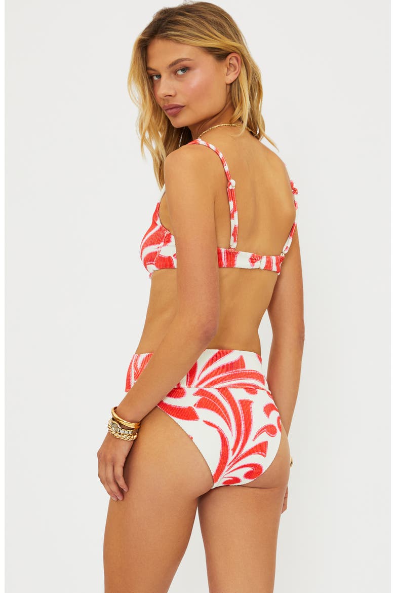 Lulu Underwire Bikini Top, Alternate, color, SUNSHINE DUNES