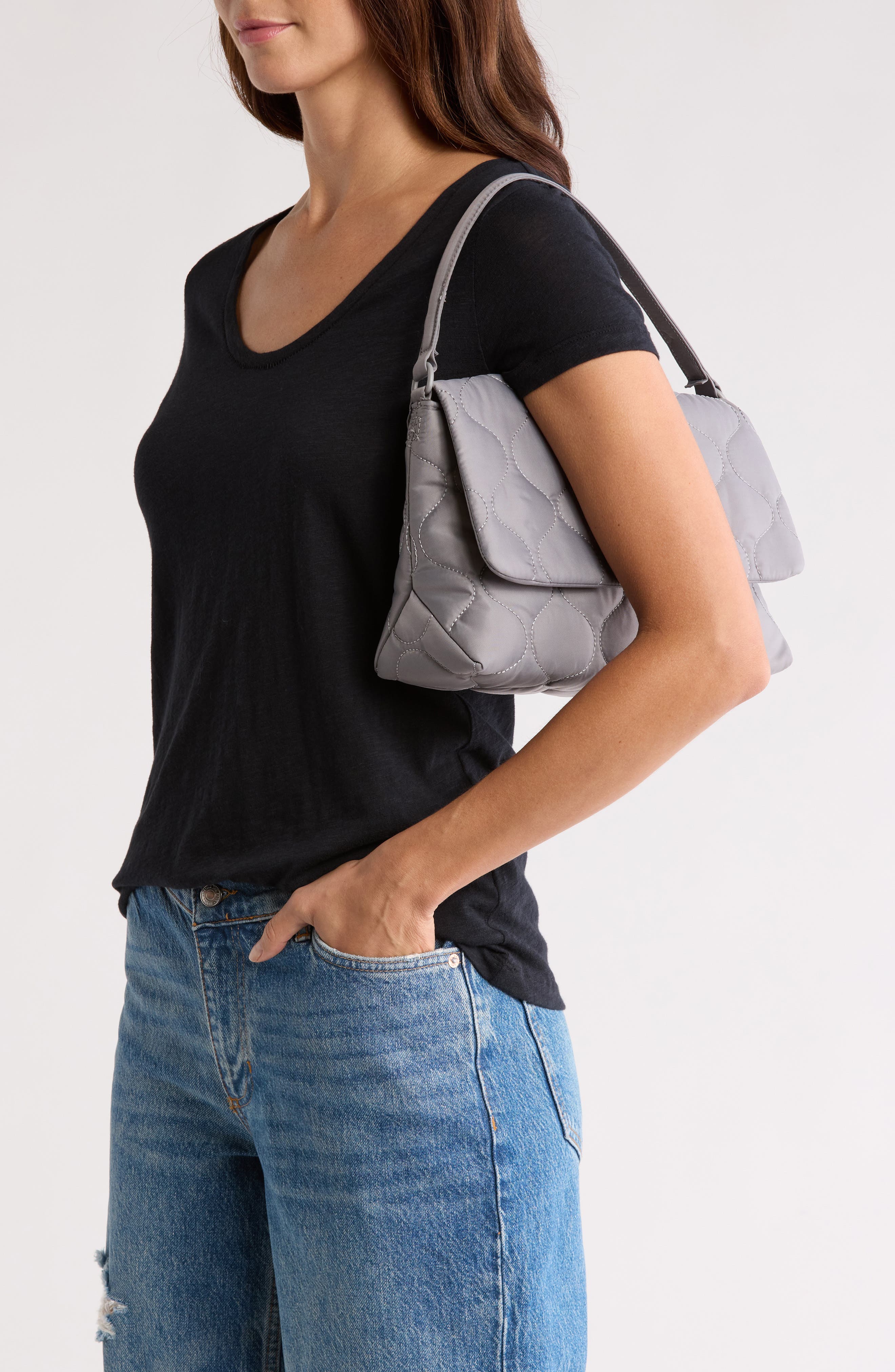 Pajar Top Shoulder Nylon Shoulder Bag, Alternate, color, 
