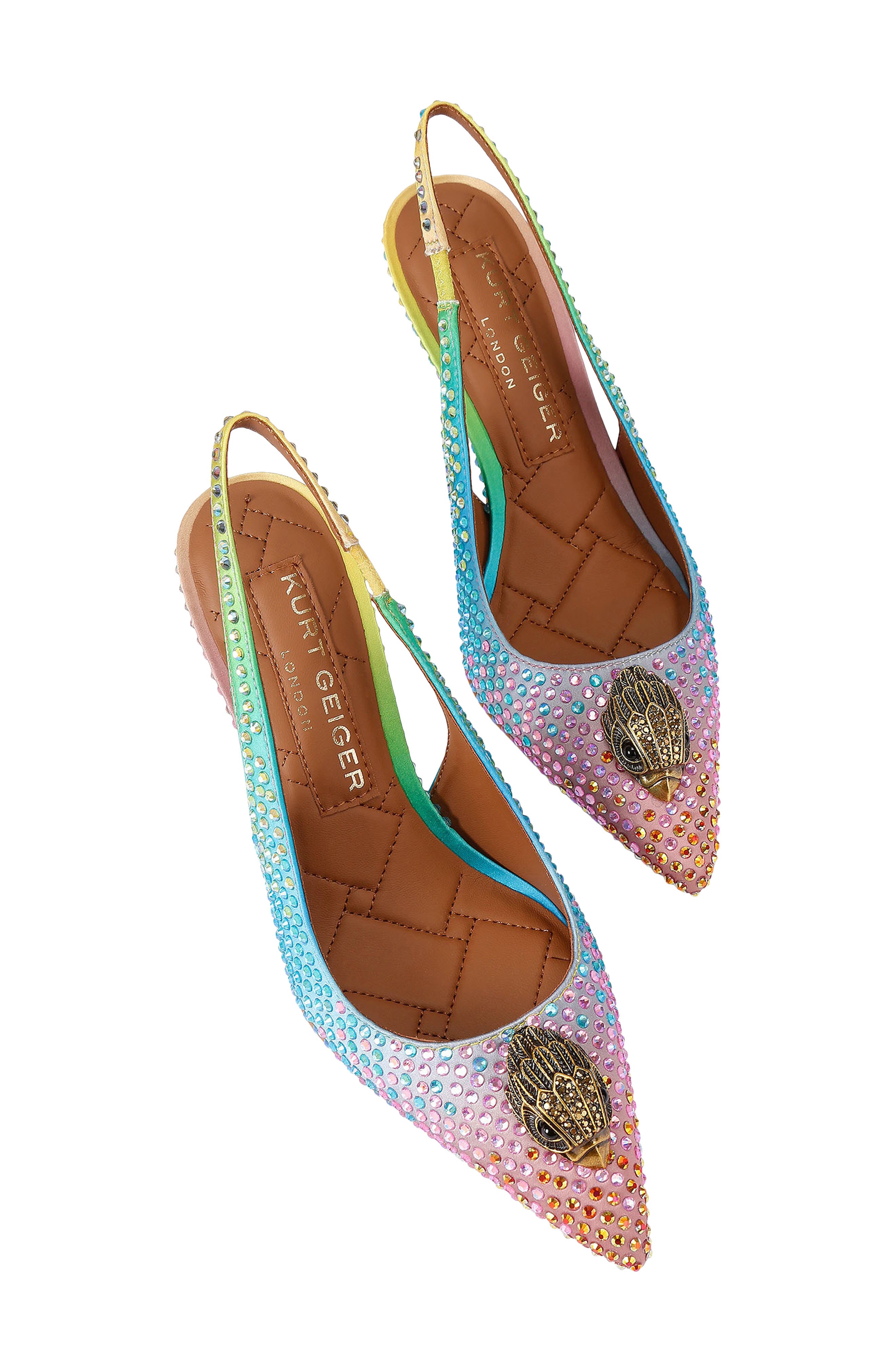 Kurt Geiger London Belgravia Sling 85 Pointed Toe Pump, Alternate, color, Open Miscellaneous