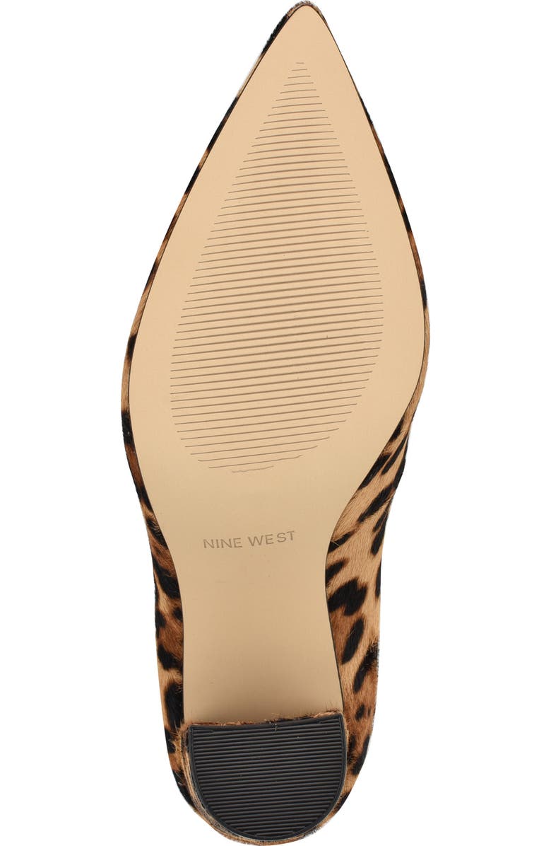 Nine West Carline Genuine Calf Hair Pump, Alternate, color, Dark Natural 121