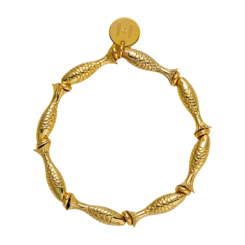 Holst + Lee Holst+lee Reeled In Bracelet In Gold
