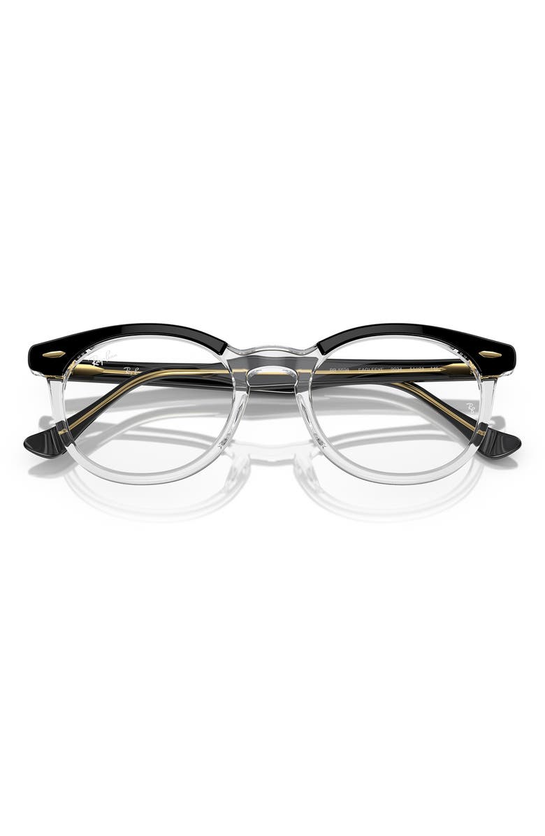 Ray-Ban Eagle Eye 51mm Square Optical Glasses, Alternate, color,