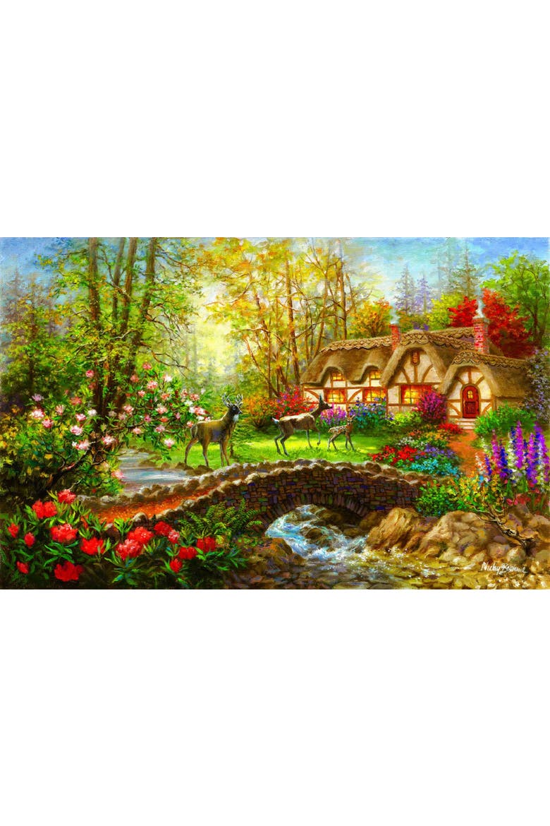 Visiting 1000 piece Jigsaw Puzzle for Adults, Alternate, color, Multicolor