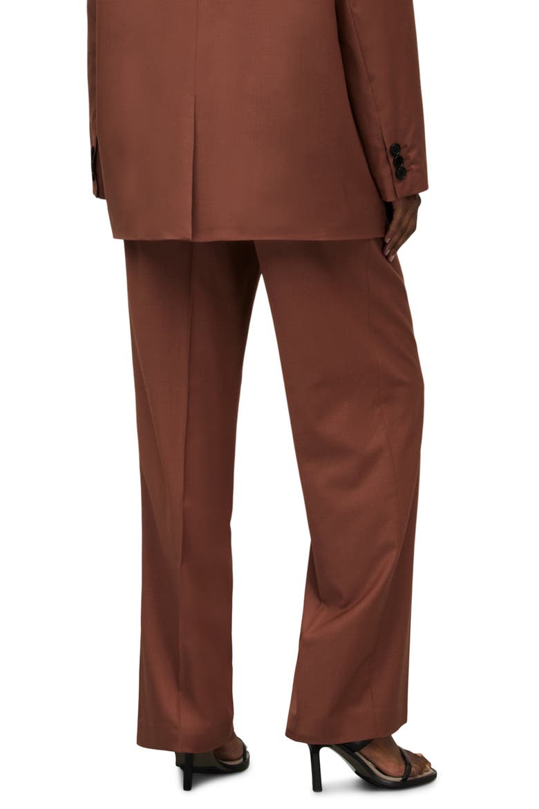 Corin Miro Pleat Trousers, Alternate, color, PINK