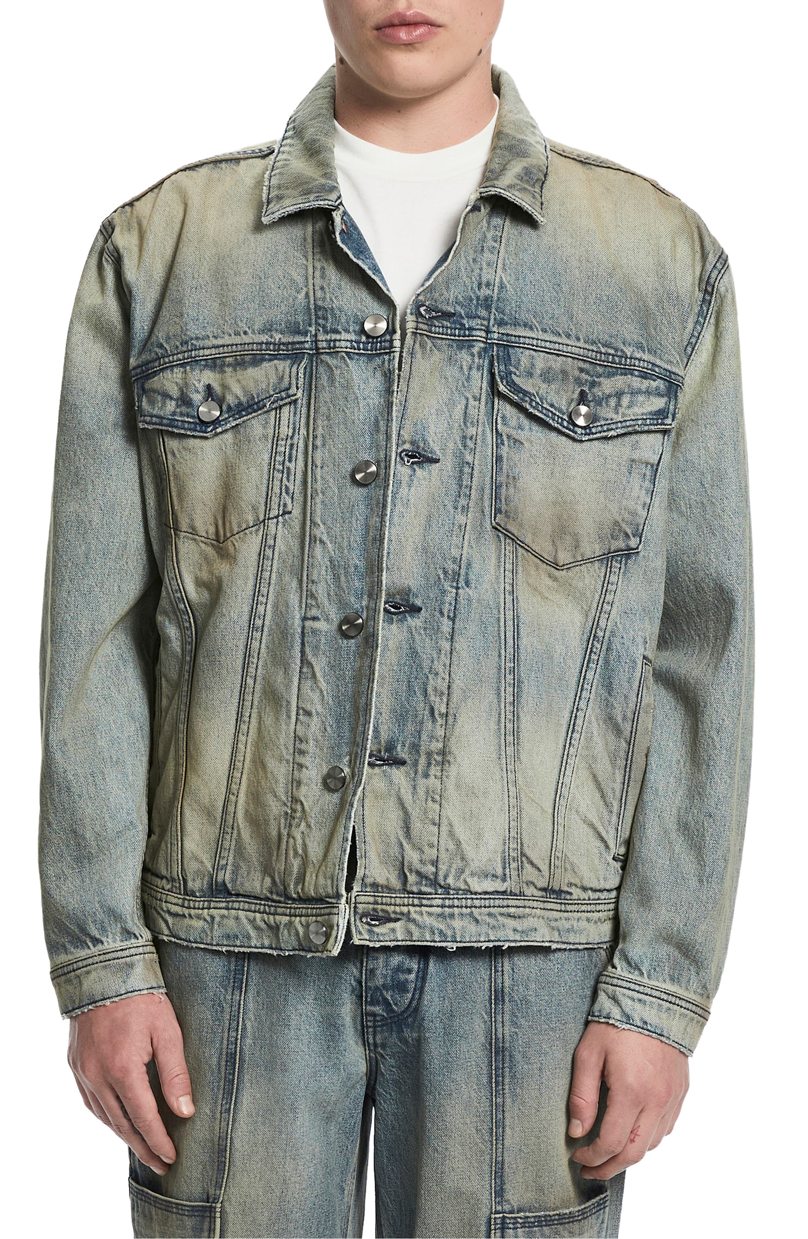 VAYDER Oversize Denim Trucker Jacket in Vega 