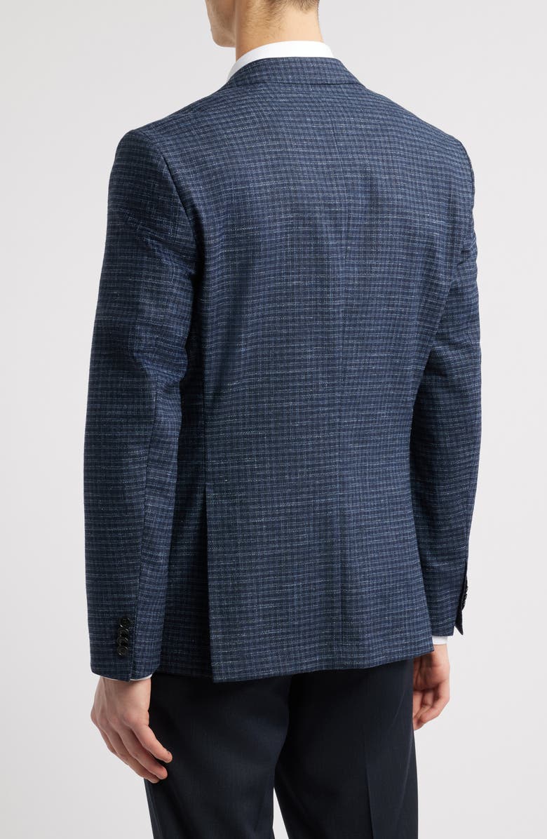 BOSS Hutson Textured Sport Coat, Alternate, color, Dark Blue