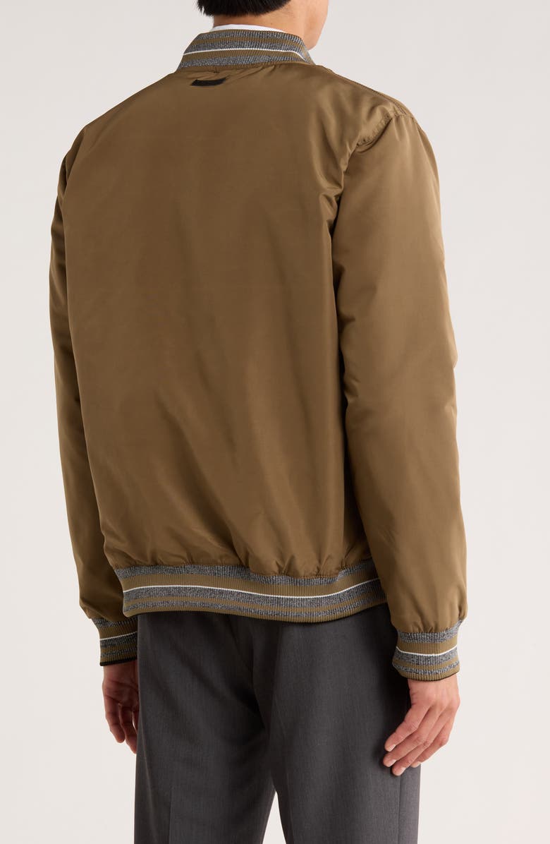 Civil Society Reversible Bomber Jacket, Alternate, color, Dark Khaki