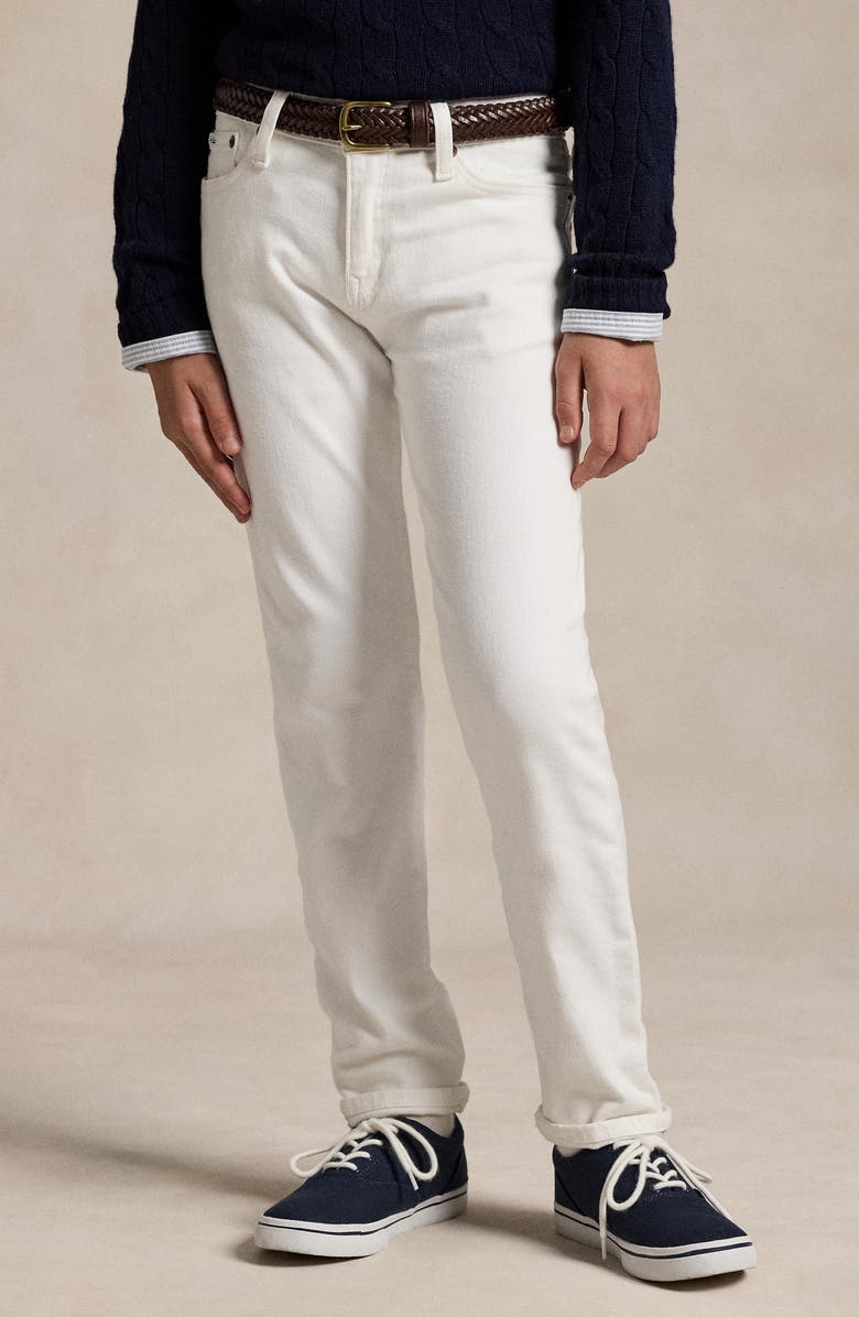 Polo Ralph Lauren Kids' Sullivan Slim Fit Jeans, Alternate, color, Cohen White