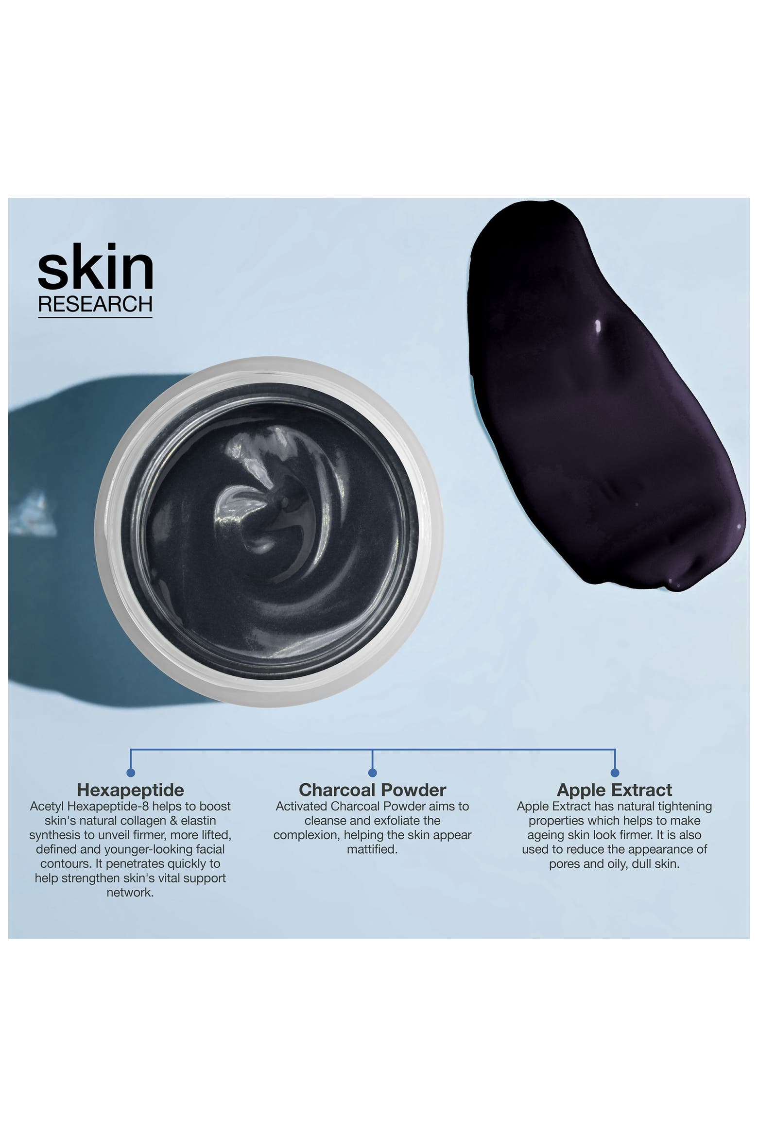 Padding Under Skin Skin Research Intelligent Youth Peptide Black Mask | Nordstromrack