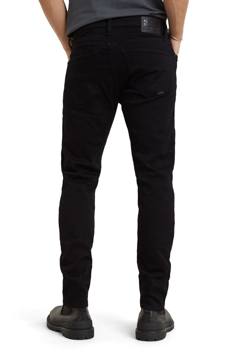 G-STAR 3301 Slim Fit Jeans, Alternate, color, Pitch Black