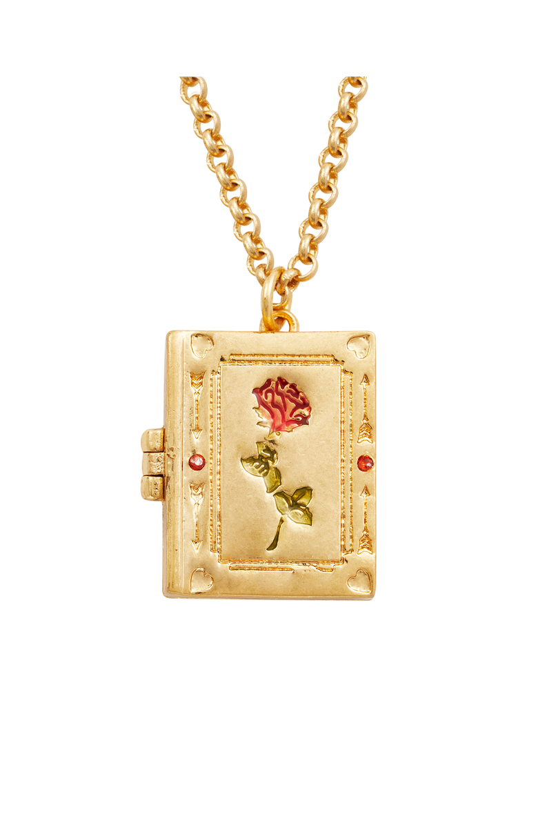 Fable England Secret Diary Locket Necklace, Alternate, color, Gold