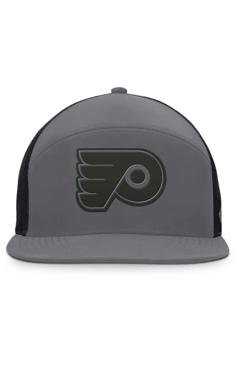 FANATICS Men's Fanatics Charcoal Philadelphia Flyers Fairweather Adjustable Hat, Alternate, color, Charcoal