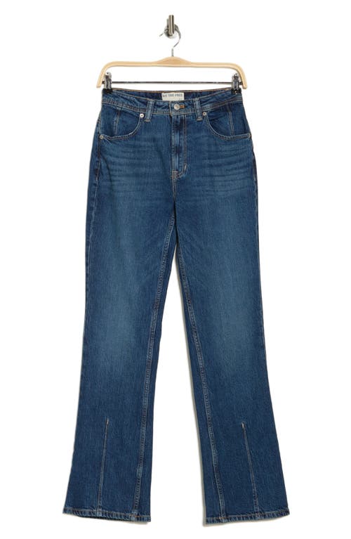 Shop Free People Crvy Starlight Straight Leg Jeans In Blue