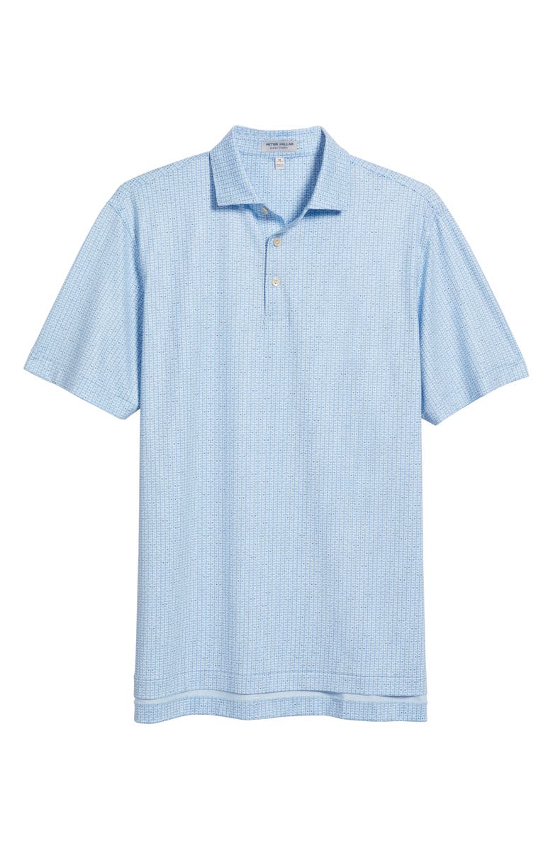 Peter Millar First in Flight Airplane Print Performance Jersey Polo, Alternate, color, 