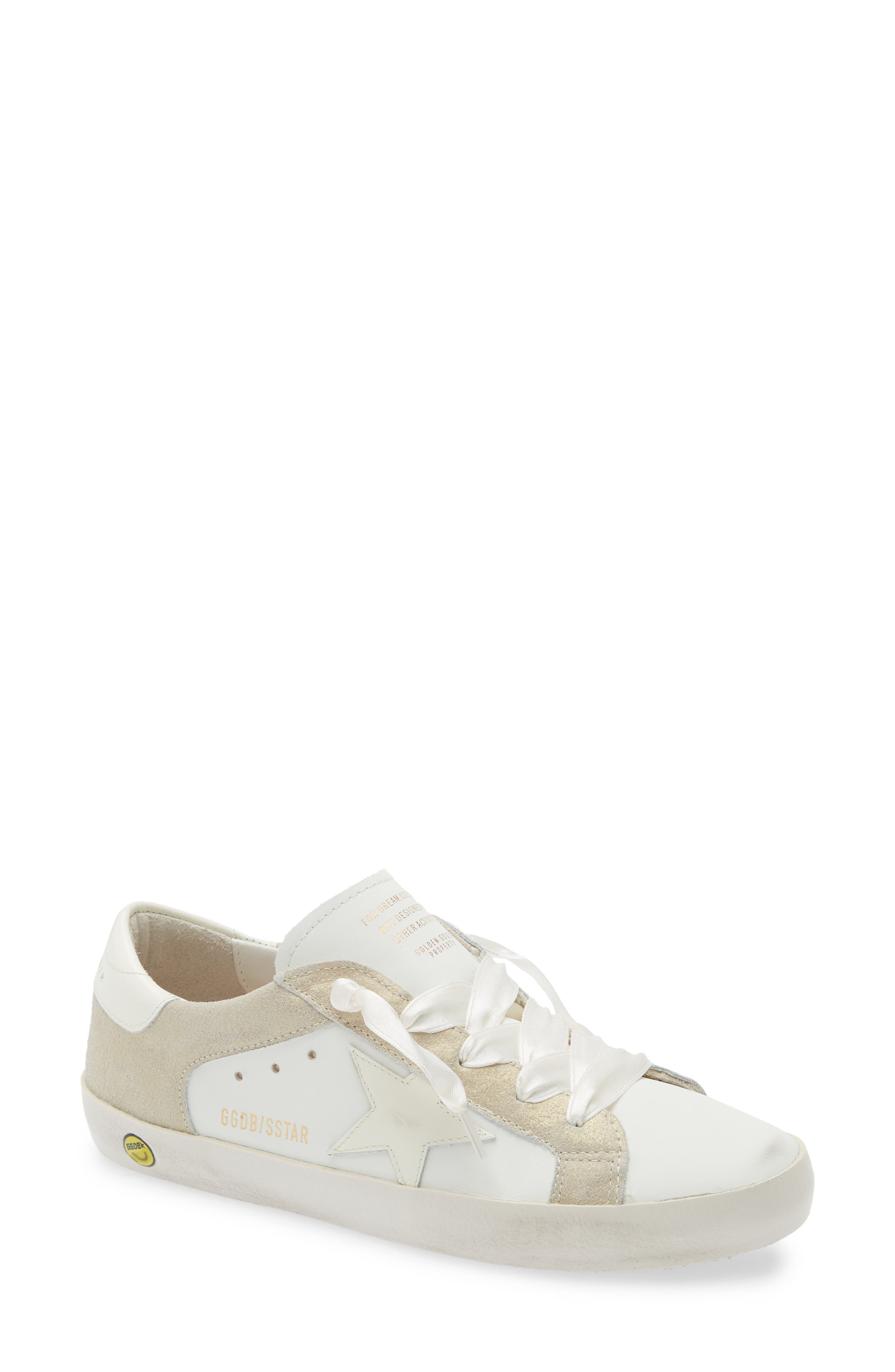 Golden Goose Kids' Super-Star Sneaker, Main, color, White/ Platinum