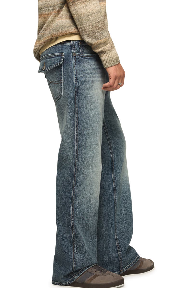 Lucky Brand Baggy Bootcut Jeans, Alternate, color, Quantum Leap