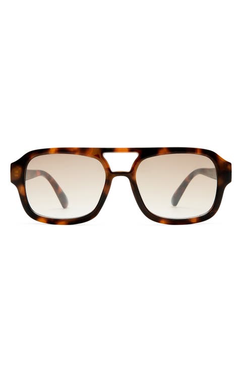 Aquarius 55mm Gradient Aviator Sunglasses