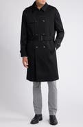 Hart Schaffner Marx Bridgeport Water Resistant Double Breasted Trench Coat