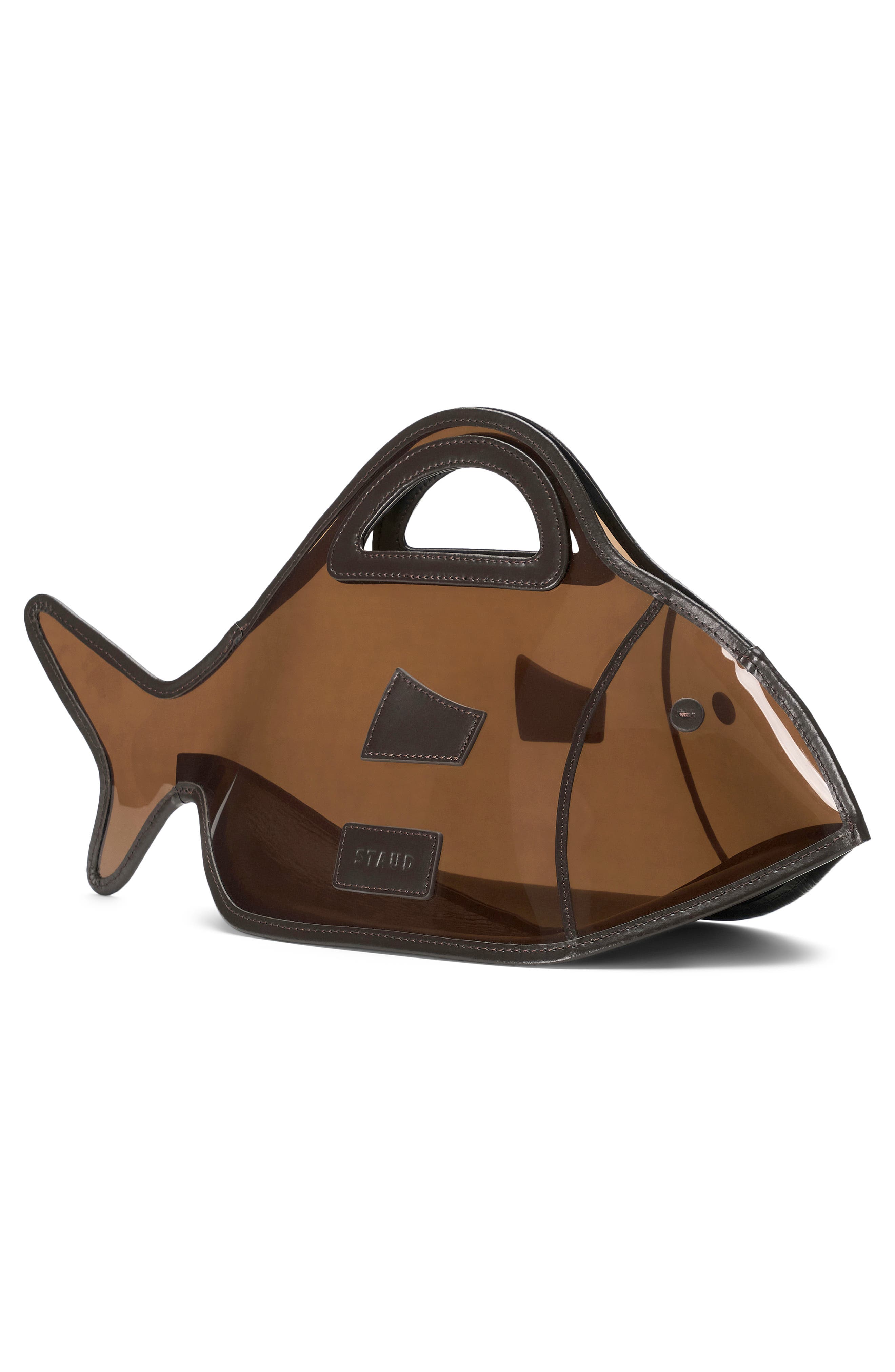 STAUD Cleo Fish Bag, Alternate, color, Espresso