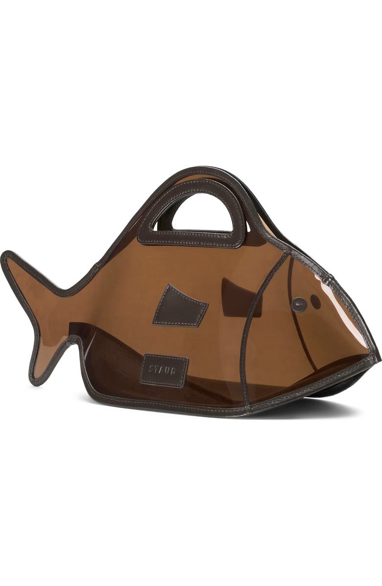 STAUD Cleo Fish Bag, Alternate, color, Espresso