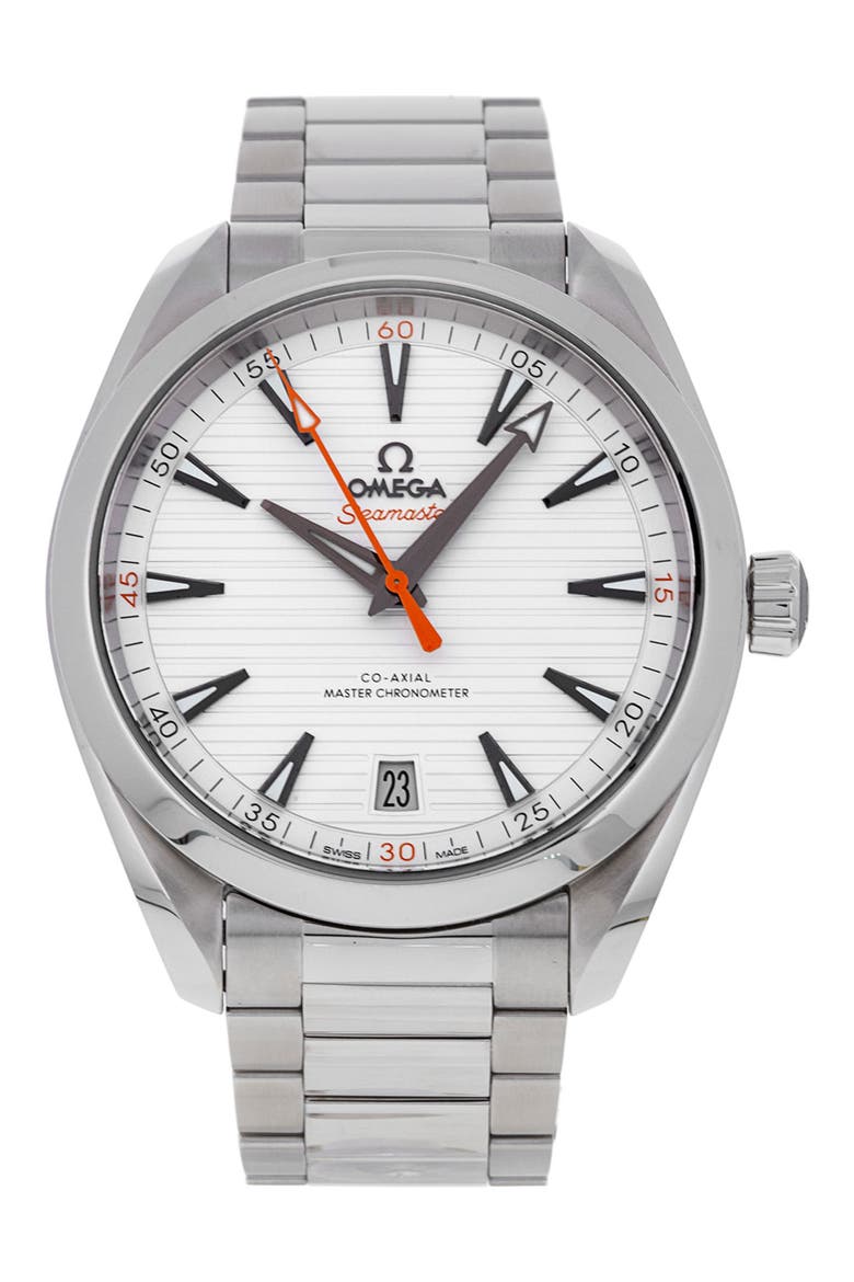 Omega Preowned 2023 Aqua Terra 150m Gents Bracelet Watch, 41mm, Main, color, SILVER