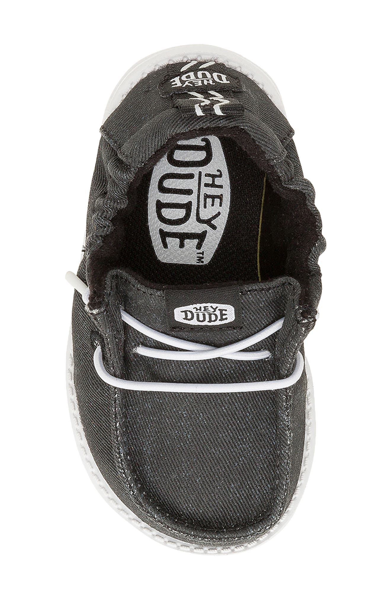Kids' Lil Dude Slip On, Alternate, color, BLACK